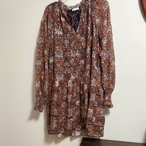Current Air Floral Patterned Dress Size Medium